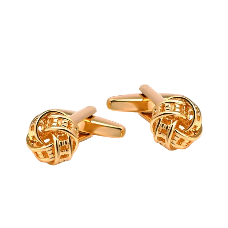 Capri Gold Knot Cufflinks
