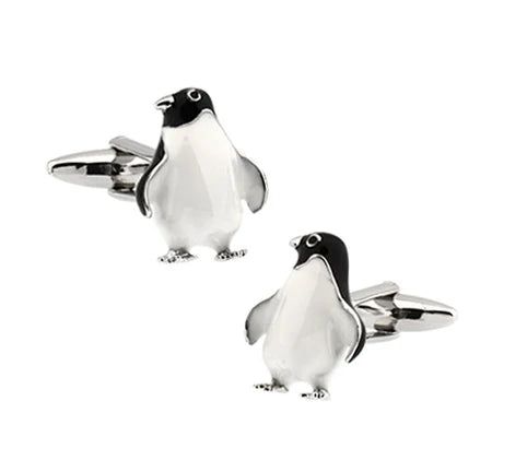Curious Penguin Cufflinks